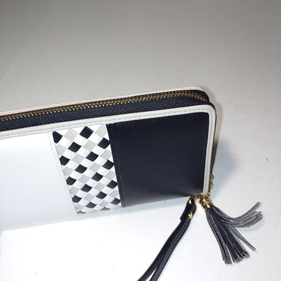 Jocose Moose RFID Wristlet Wallet Black and White OS - Picture 8 of 9